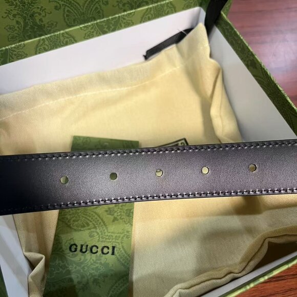 Gucci Double G Reversible Belt Sz 95cm - Picture 5 of 7